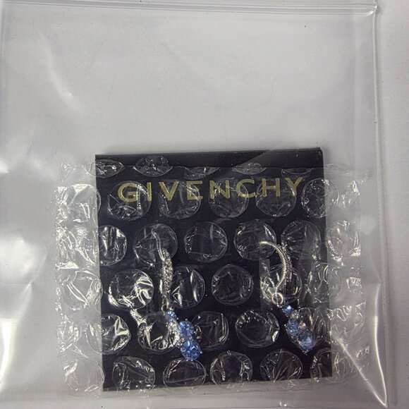 Givenchy Sky Blue Topaz Dangle/Drop Earrings CZ Lab Created - Picture 6 of 6